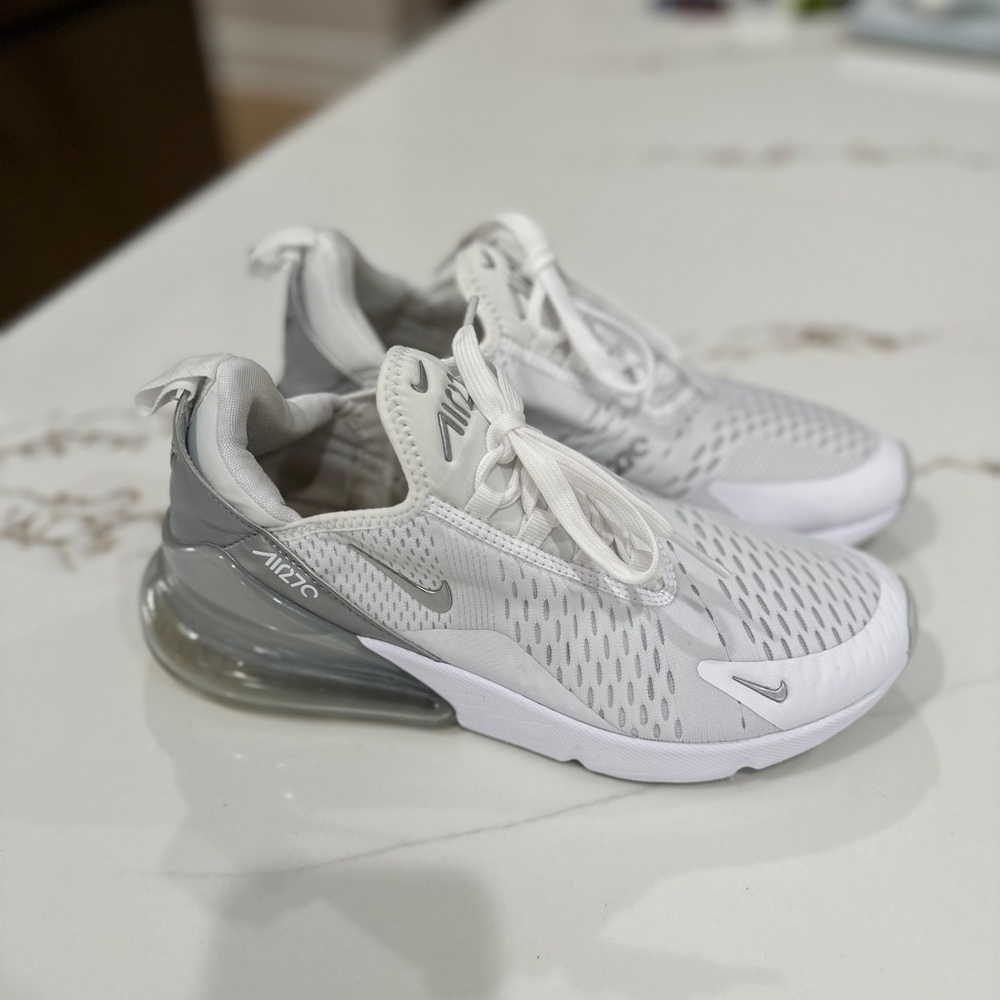Nike Air Max 270 White Pure Platinum Sneakers